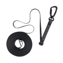 Load image into Gallery viewer, LAMBWOLF COLLECTIVE - NOMAD - ULTRA LIGHT LONG WATERPROOF LEASH - BLACK