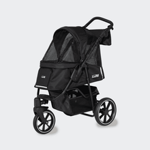 Load image into Gallery viewer, INNOPET - PREMIUM COZY DOG STROLLER BLACK