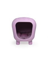 Load image into Gallery viewer, UNITED PETS - DESIGNER BENCH AND DOGHOUSE WITH TWO-TONE INNER CUSHION