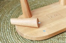 Load image into Gallery viewer, AVA BOWLS - WOODEN TRAY FOR 2 BOWLS SIZE MEDIUM - LEGS 6 CM