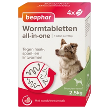 Load image into Gallery viewer, BEAPHAR - NO WORM TABLETS - ALL-IN-ONE - DIFFERENT SIZES