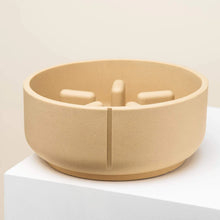 Load image into Gallery viewer, PINO - SLOW FEEDER BOWL - CAMEL BROWN - SOLID