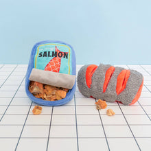 Load image into Gallery viewer, THE FURRYFOLKS - TINNED SALMON NOSEWORK TOY