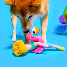 Load image into Gallery viewer, THE FURRYFOLKS - FLAMINGO HOOMAN NOSEWORK TOY