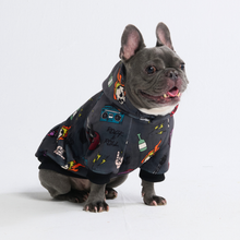 Load image into Gallery viewer, SPARK PAWS - ROCK AND ROLL HOODIE