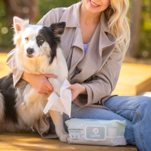 Load image into Gallery viewer, LOMI - BAMBOO GROOMING WIPES - PREMIUM SIZE