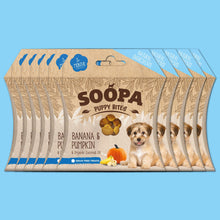 Load image into Gallery viewer, SOOPA - BANANA & PUMPKIN PUPPY TREATS