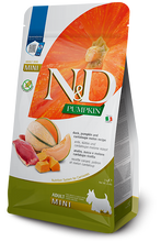 Load image into Gallery viewer, FARMINA PUMPKIN - ADULT DOG - DUCK, PUMPKIN & CANTALOUPE MELON