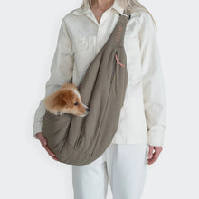 Load image into Gallery viewer, CLOUD7 - SLING BAG PUFFER KHAKI/PEACH