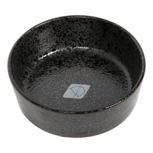 Load image into Gallery viewer, JASPER DOG/CAT FOOD AND DRINK BOWL - BLACK DOTS