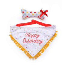 Load image into Gallery viewer, ZIPPYPAW - BIRTHDAY BANDANA AND BONE