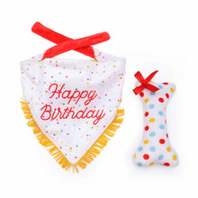 Load image into Gallery viewer, ZIPPYPAW - BIRTHDAY BANDANA AND BONE