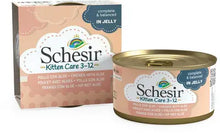 Load image into Gallery viewer, SCHESIR KITTEN CARE - JELLY IN TIN - DIFFERENT TASTES