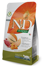 Load image into Gallery viewer, FARMINA PUMPKIN - ADULT CAT - DUCK & CANTALOUPE