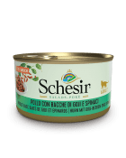 Load image into Gallery viewer, SCHESIR SALADS POKE' IN SAUCE - ADULT CAT - DIFFERENT TASTES