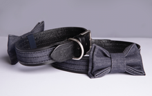 Load image into Gallery viewer, THE DENIM DOG - RIVET COLLAR BLACK