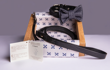 Load image into Gallery viewer, THE DENIM DOG - YARN SHORT LEASH BLACK