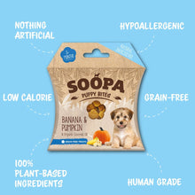 Load image into Gallery viewer, SOOPA - BANANA & PUMPKIN PUPPY TREATS