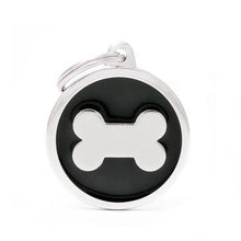 Load image into Gallery viewer, MY FAMILY - CLASSIC BIG BLACK CIRCLE BONE