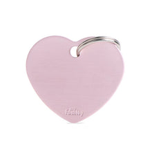 Load image into Gallery viewer, MY FAMILY - BASIC COLLECTION - BIG HEART PINK IN ALUMINUM