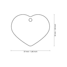 Load image into Gallery viewer, MY FAMILY - BASIC COLLECTION - BIG HEART PINK IN ALUMINUM