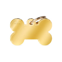 Load image into Gallery viewer, MY FAMILY - BASIC COLLECTION - BONE IN GOLDEN PLATED BRASS