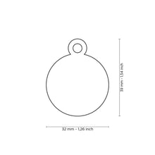 Load image into Gallery viewer, MY FAMILY - BASIC COLLECTION - ROUND IN GOLDEN PLATED BRASS