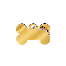 Load image into Gallery viewer, MY FAMILY - BASIC COLLECTION - BONE IN GOLDEN PLATED BRASS