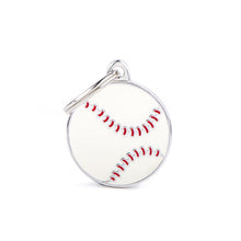 Load image into Gallery viewer, MY FAMILY - MEDIUM CIRCLE "BASEBALL"