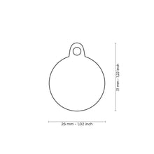 Load image into Gallery viewer, MY FAMILY - MEDIUM CIRCLE "THE BOSS" CHROME