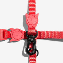 Load image into Gallery viewer, ZEE.CAT - NEON CORAL HARNESS WITH LEASH