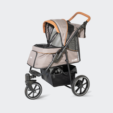 Load image into Gallery viewer, INNOPET - PREMIUM COZY DOG STROLLER BLACK

