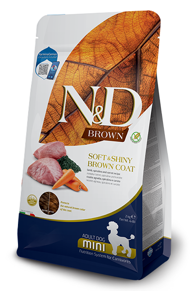 FARMINA BROWN - ADULT DOG - LAMB, SPIRULINA & CARROT