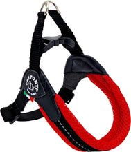 Load image into Gallery viewer, TRE PONTI SOFT MESH ADJUSTABLE HARNESS - RED
