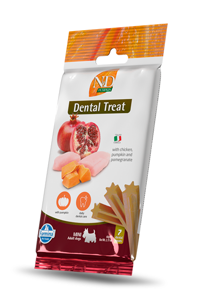 FARMINA - PUMPKIN - DENTAL STICKS - CHICKEN & PUMPKIN - MINI