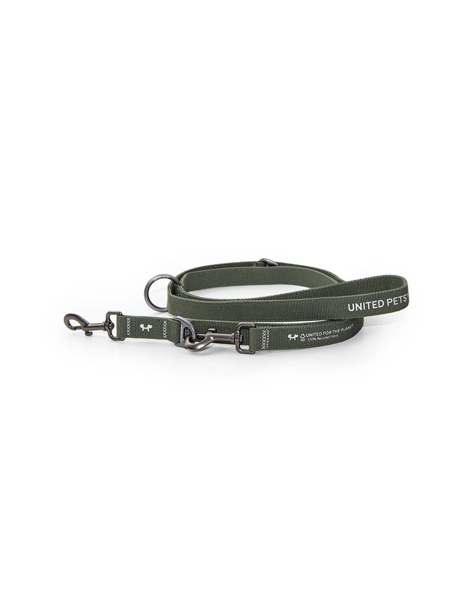 UNITED PETS - NYLON TRAINING LEASH - GREEN