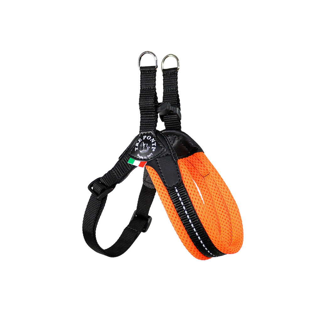 TRE PONTI SOFT MESH ADJUSTABLE HARNESS - ORANGE