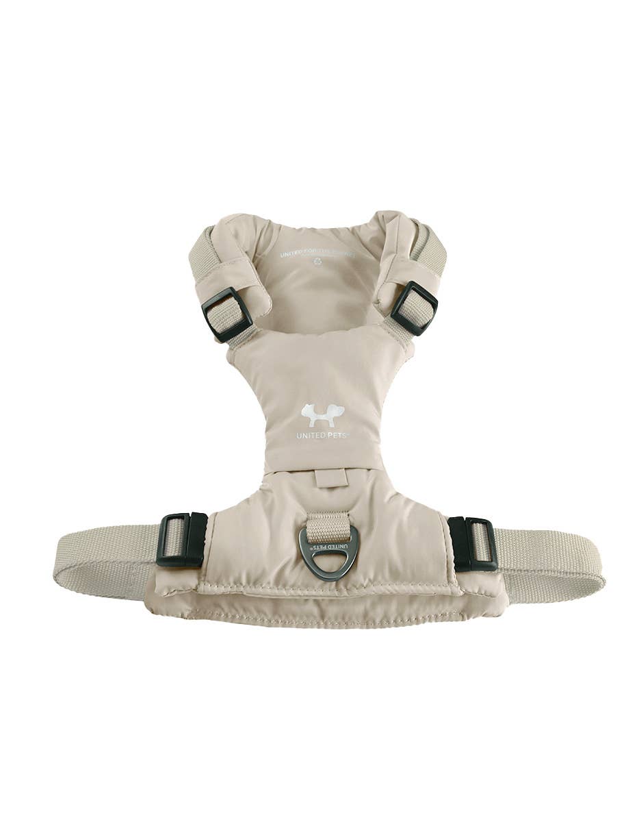 UNITED PETS - PADDED SOFT HARNESS - BEIGE