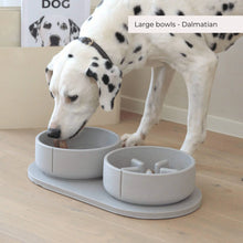 Load image into Gallery viewer, PINO - SLOW FEEDER BOWL - DOLPHIN GREY - SOLID
