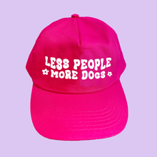 Load image into Gallery viewer, PET PWR - "LESS PEOPLE MORE DOGS" CAP
