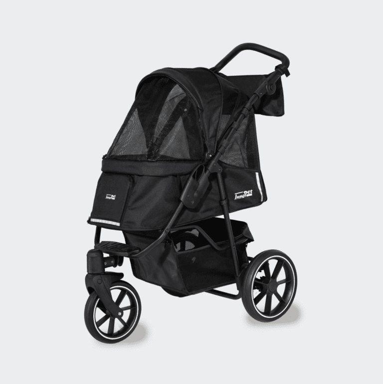 INNOPET - PREMIUM COZY DOG STROLLER BLACK