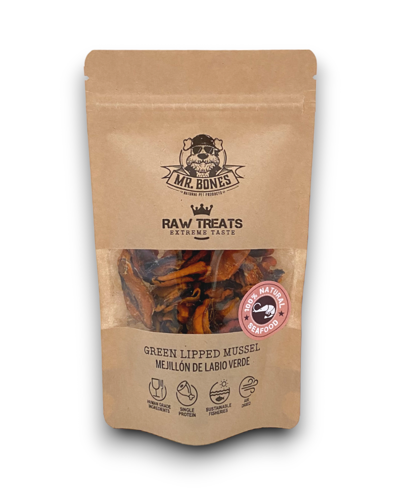 MR. BONES - RAW GREEN LIPPED MUSSEL