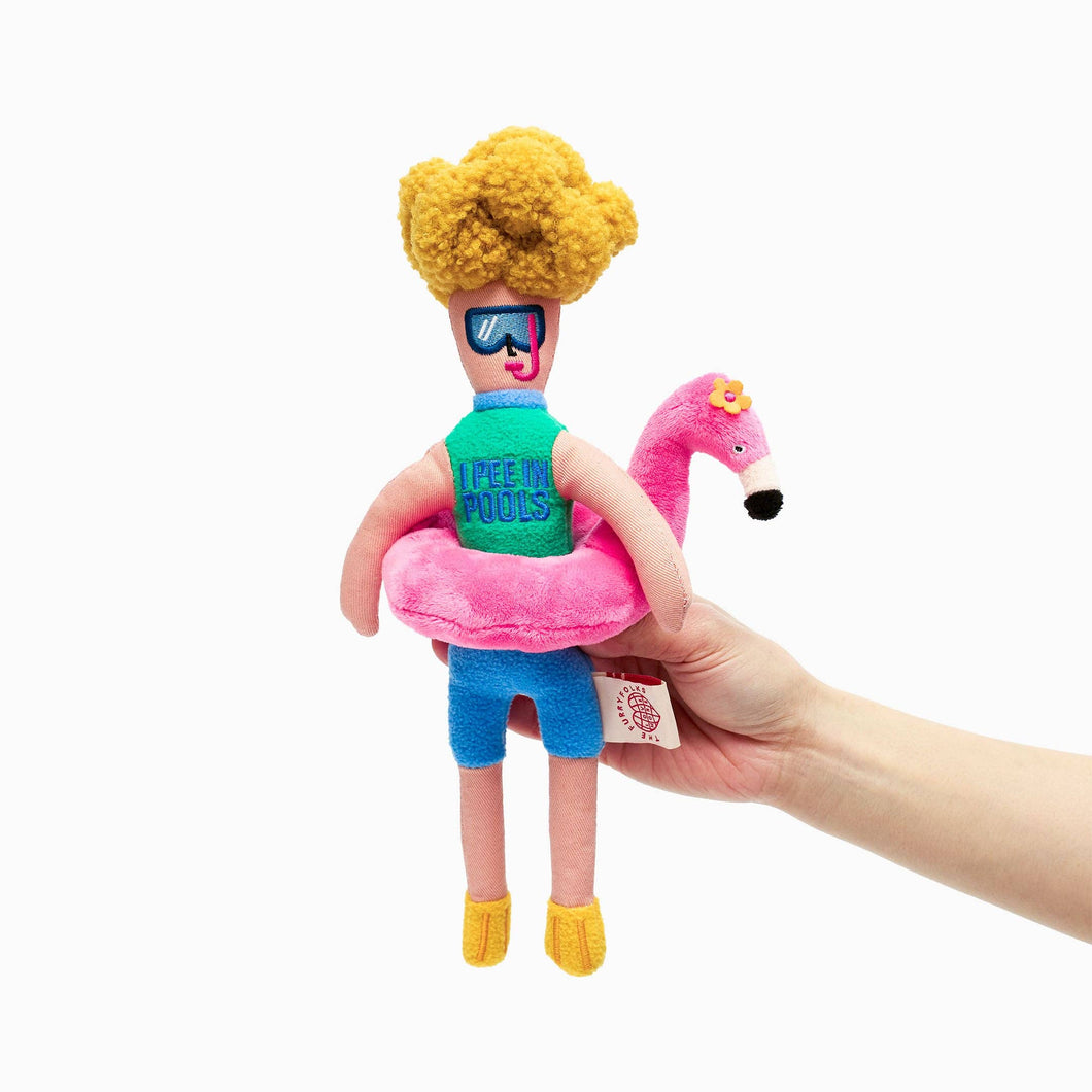 THE FURRYFOLKS - FLAMINGO HOOMAN NOSEWORK TOY