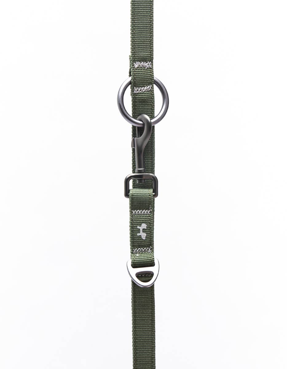 UNITED PETS - NYLON TRAINING LEASH - GREY