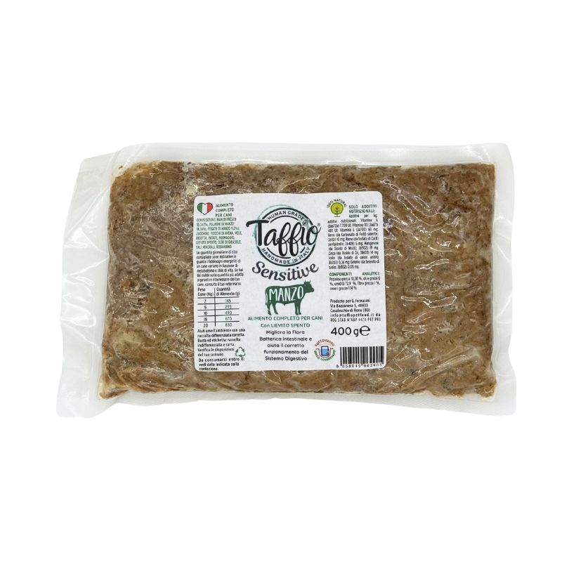 TAFFIO - SENSITIVE LINE - BEEF WITH CHEESE & PROBIOTICS