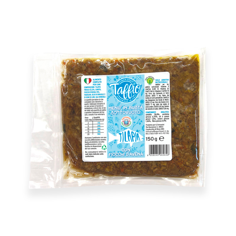 TAFFIO PET FOOD - VACUUM-PACKED - TILAPIA