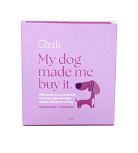 Load image into Gallery viewer, GIZZLS - MY DOG MADE ME BUY IT - PEANUT BUTTER &amp; STRAWBERRY
