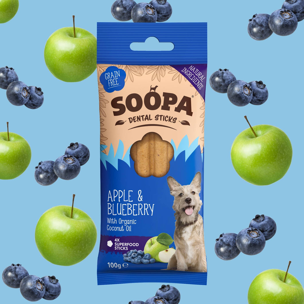 SOOPA - APPLE & BLUEBERRY STICKS