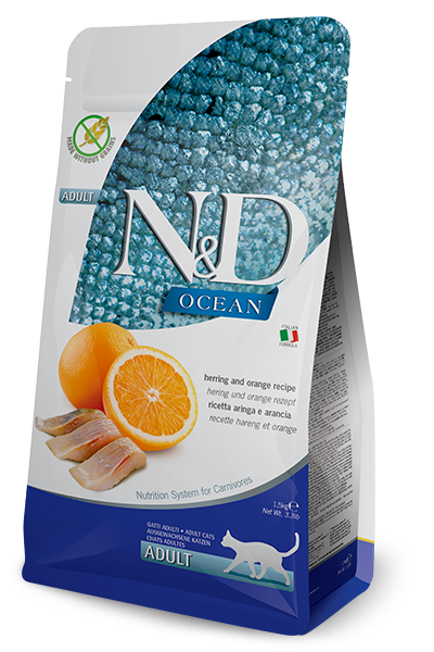 FARMINA OCEAN - ADULT CAT - HERRING & ORANGE