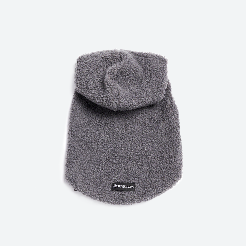 SPARK PAWS - TEDDY SHERPA JACKET - GREY